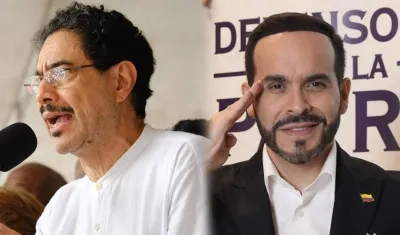 Iván Cepeda y Abelardo De La Espriella.