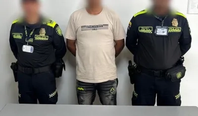 Iván González Pertuz, el capturado.