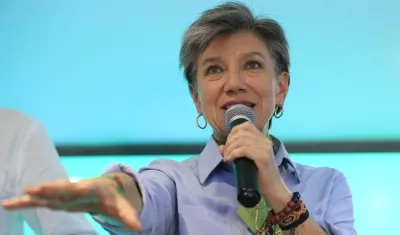 La exalcaldesa de Bogotá, Claudia López.