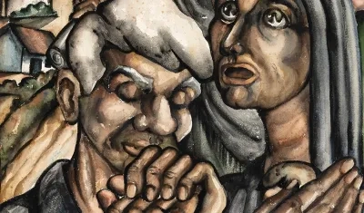 'La plegaria' (1949), la primera obra que Fernando Botero.