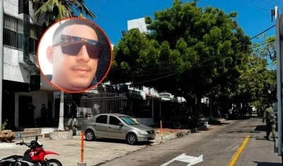 Argenis Andrés Bonett Carmona, el guarda muerto en la balacera frente a la empresa de seguridad Atenas. 