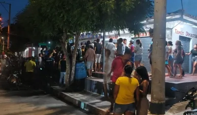 Lugar del atentado en Baranoa