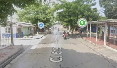 Lugar donde sucedió el crimen.