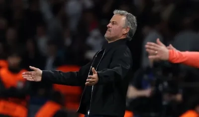El técnico español Luis Enrique Martínez, entrenador del PSG.