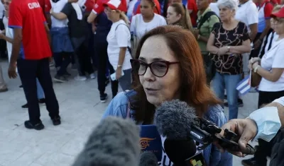 Mariela Castro, hija de Raúl Castro. 