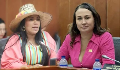 Martha Peralta y Berenice Bedoya.