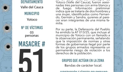 El reporte de la masacre.