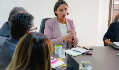 La Ministra de Agricultura, Martha Carvajalino.