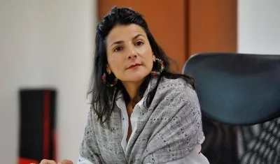 La ministra (e) Irene Vélez Torres. 