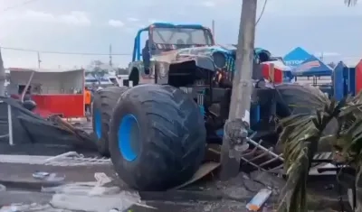 El vehículo que ocasionó la tragedia.