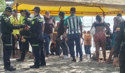 Lugar donde fue encontrado el cuerpo del adolescente.