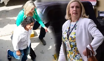 Nicolás Petro, Laura Ojeda y la Fiscal Lucy Laborde.
