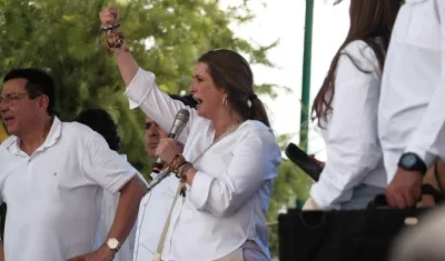 La candidata presidencial Paloma Valencia.