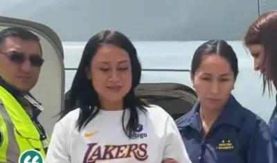 Ana Milena Álvarez Aguirre, alias 'Pelirroja'.