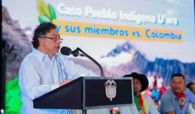 El Presidente Gustavo Petro.