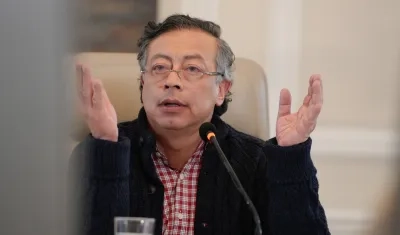 El Presidente Gustavo Petro.