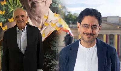 Ernesto Samper e Iván Cepeda. 