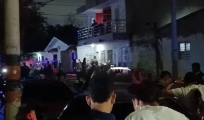 Lugar de los hechos en el barrio San Isidro. 