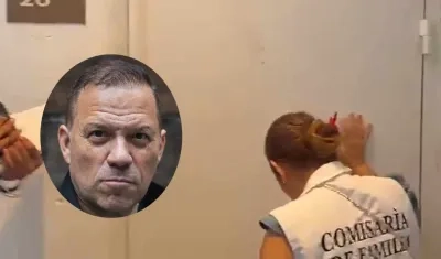 Desalojo en casa de Santiago Botero. 