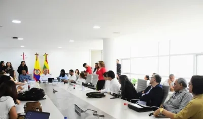 Sesión del Consejo Superior de la Universidad del Atlántico.