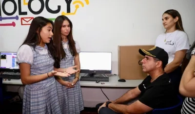 Alcalde de Barranquilla Alejandro Char en lanzamiento de la tercera edición de ‘Skills Challenge’ .