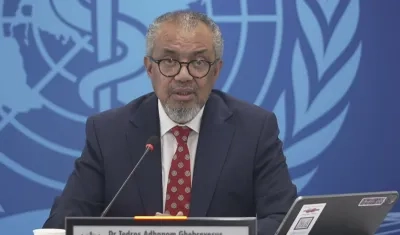 El director general de la OMS, Tedros Adhanom Ghebreyesus.