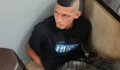 Joel Andrés Estor Gómez, uno de los capturados.