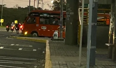 Uno de los cilindros.
