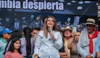 La candidata presidencial Paloma Valencia.