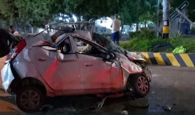 Vehículo accidentado