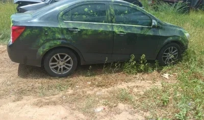 Vehículo en el que fue trasladada Yulixa Toloza.