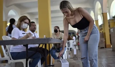 Imagen de referencia de votación. 