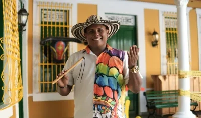 Christian Páez, folclorista barranquillero.