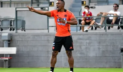 Luis Amaranto Perea es el actual asistente técnico de Néstor Lorenzo en la Selección Colombia.