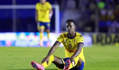 El colombiano Cristian Borja, lateral izquierdo del América de México.