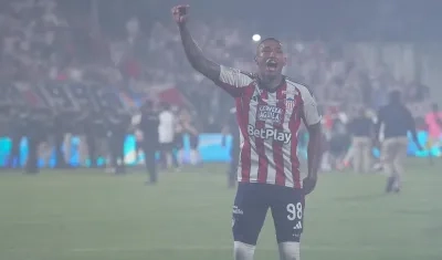 Jermein Peña, pieza clave en la defensa del Junior.