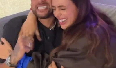 Neymar y su esposa Bruna Biancardi.
