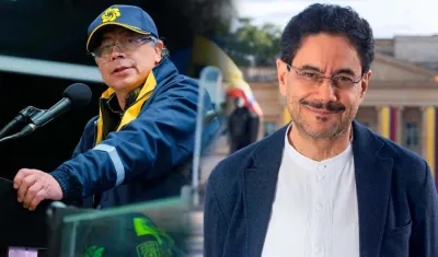 (Izq. a Der.) Gustavo Petro e Iván Cepeda.
