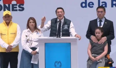 Registrador Nacional Hernán Penagos. 