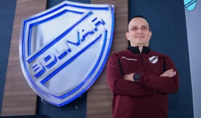 El colombiano Alejandro Restrepo, nuevo técnico del Bolívar de La Paz. 