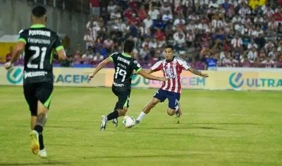 Juan David Ríos en el partido contra Nacional, el pasado 10 de marzo. 