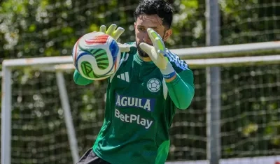 Camilo Vargas, portero titular de la Selección Colombia. 