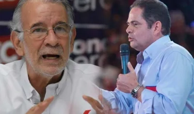 Eduardo Verano De la Rosa y Germán Vargas.