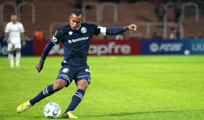El colombiano Sebastián Villa, jugador del Independiente Rivadavia. 