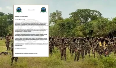 Comunicado de las Autodefensas Conquistadores de la Sierra Nevada.