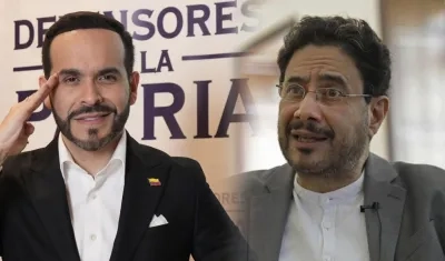 Abelardo De La Espriella e Iván Cepeda. 
