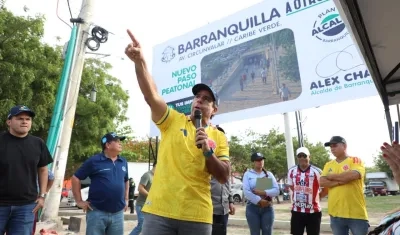 El Alcalde Alex Char.
