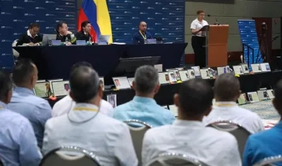 Audiencia en la Justicia Especial de Paz