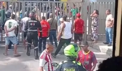 Lugar donde se presentó la balacera en la tarde de este sábado. 