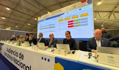 Imagen de la Audiencia Nacional de escrutinios.